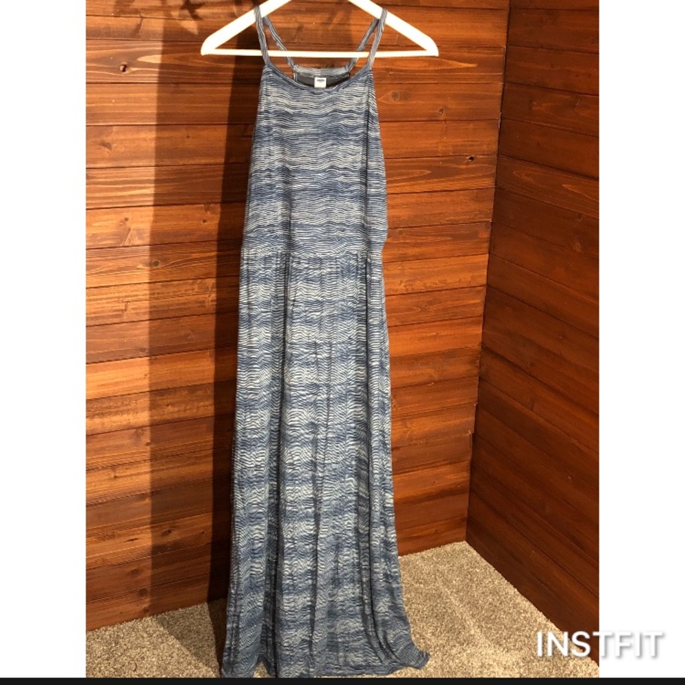 Blue maxi dress